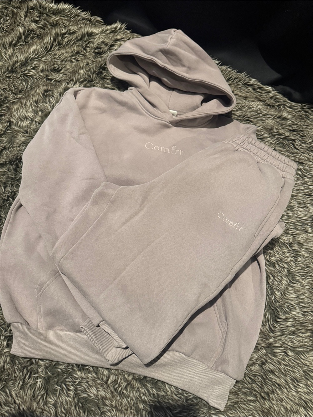 Comfrt Hoodie & Jogger Set - Dusty Mauve